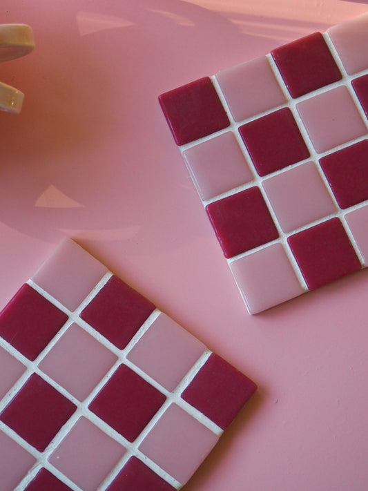 Mosaik Untersetzer Cherry