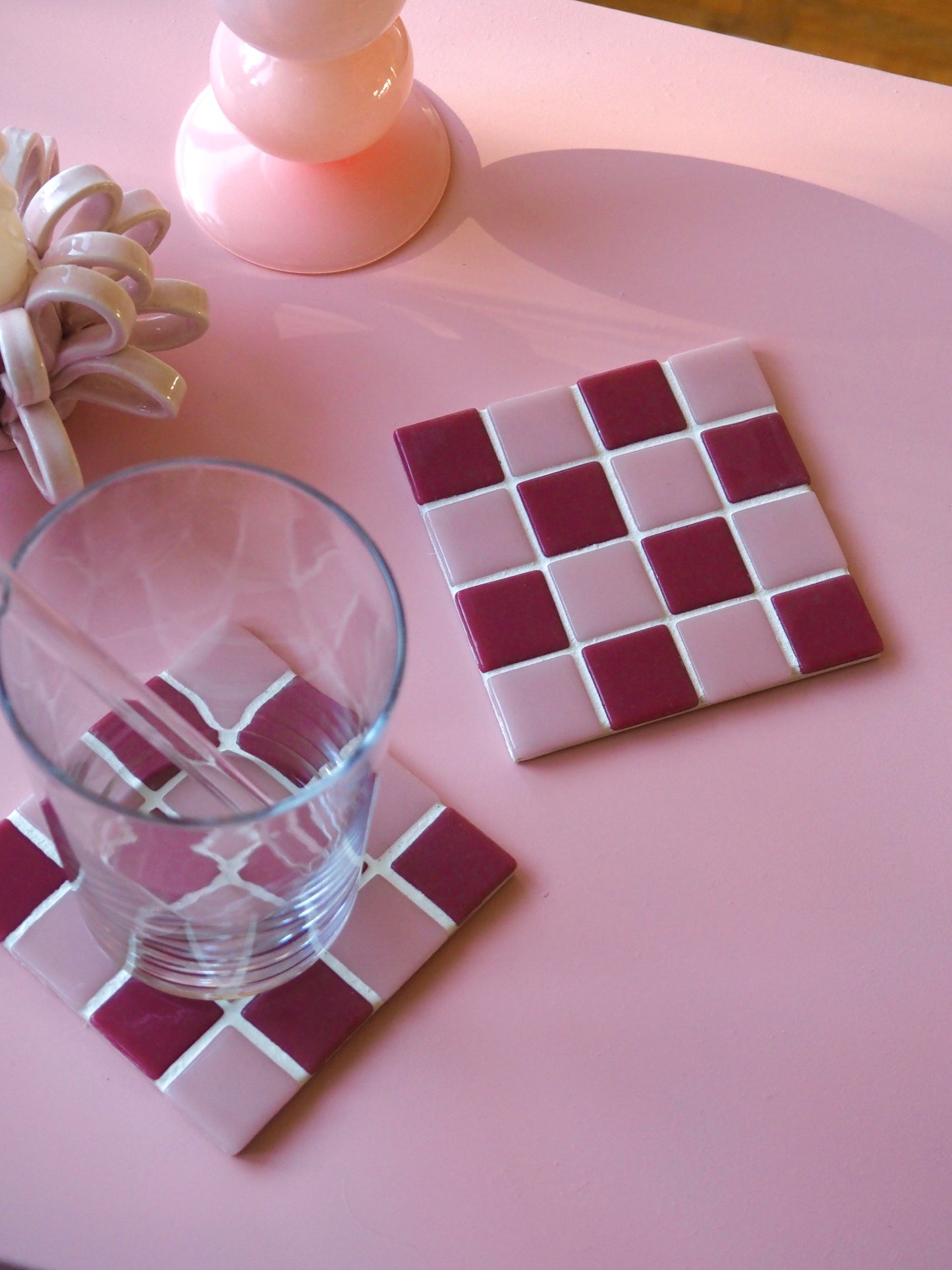 Mosaik Untersetzer Cherry