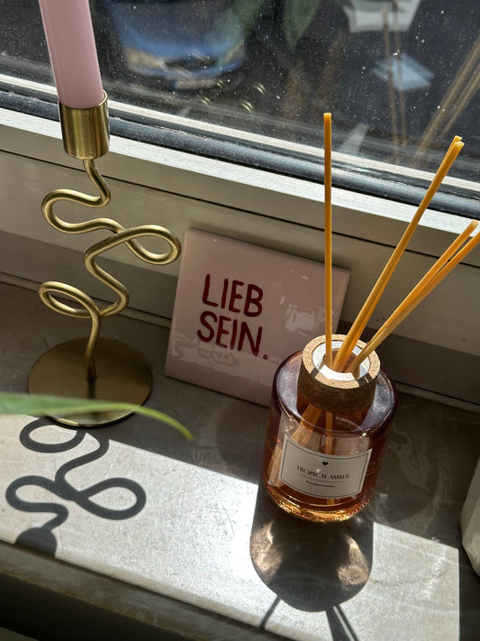 Untersetzer "Lieb sein"